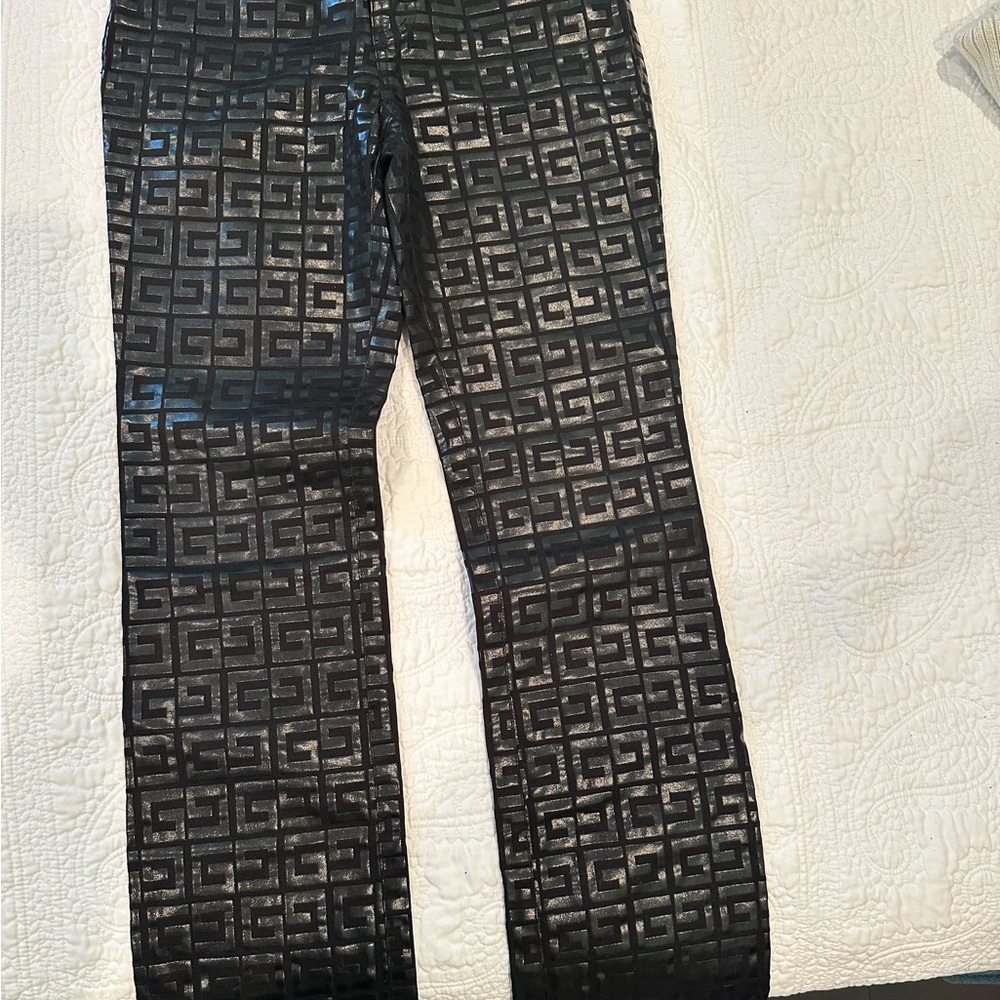 GUESS Metallic Geometric Pants - Picture 2 of 5